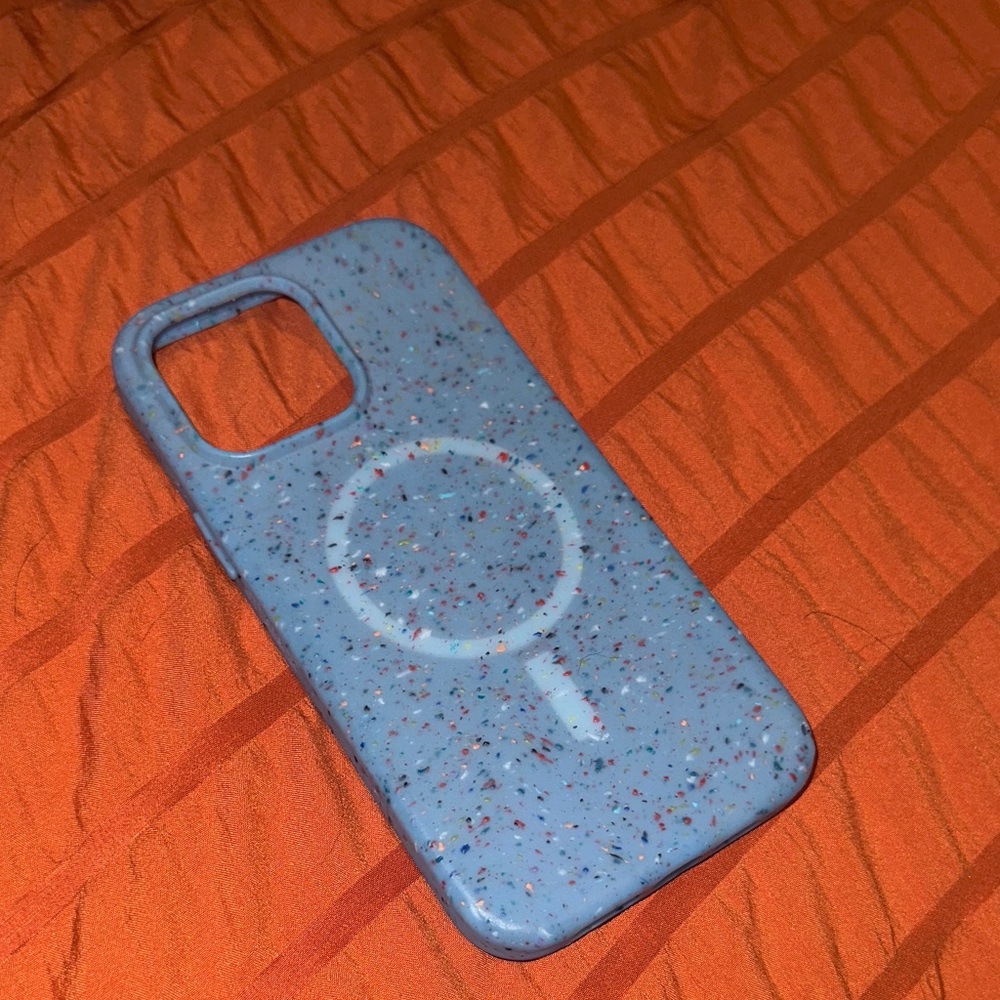 Otter Box IPhone 14 Pro Max Eco-Friendly  Blue Speckled Phone Case